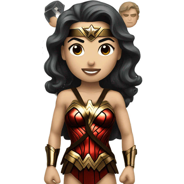 wonder woman superhero emoji emoji