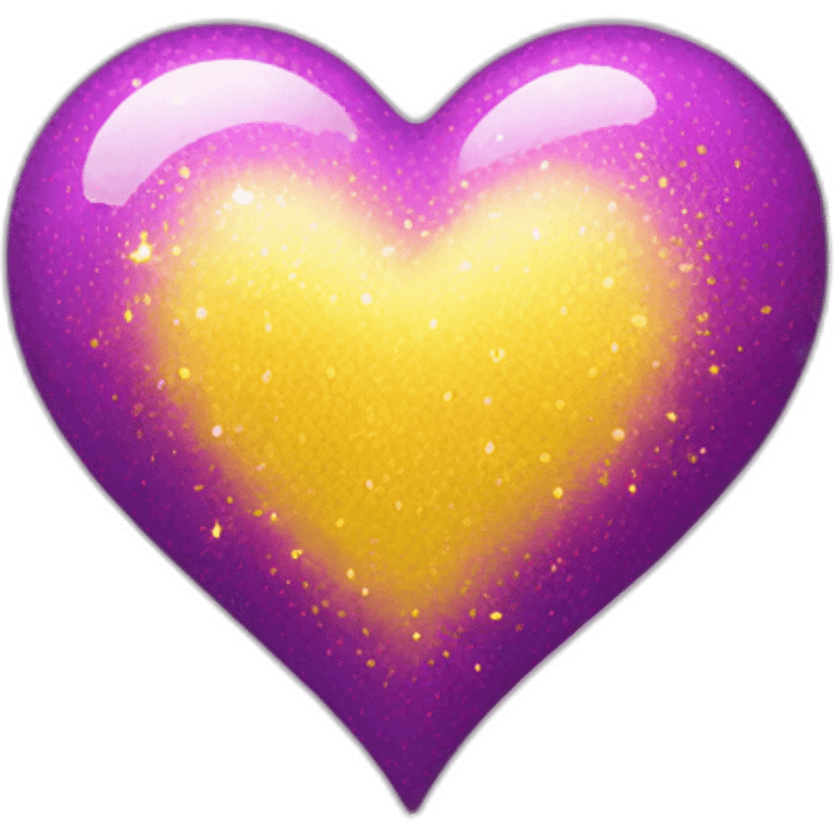 pink-and-purple-heart-with-yellow-sparkles emoji