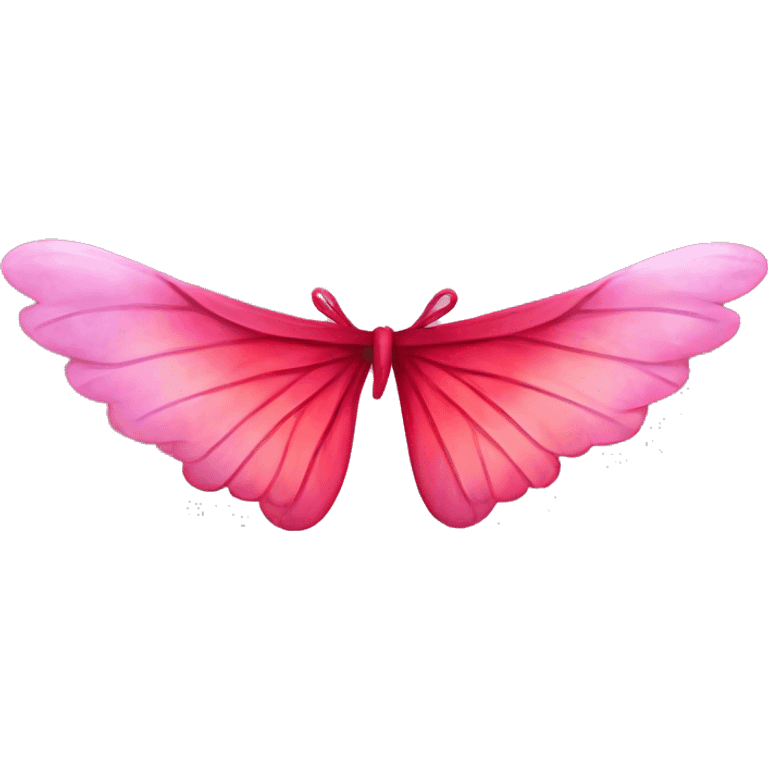 Crimson Fairy wings emoji