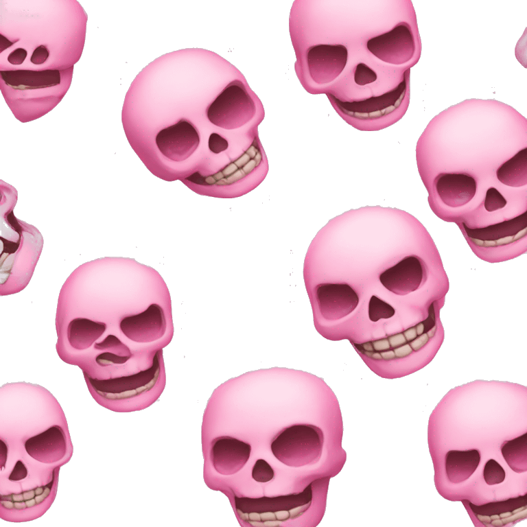 Pink Skeleton emoji