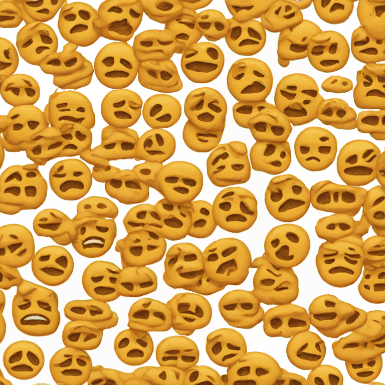 Fry face emoji