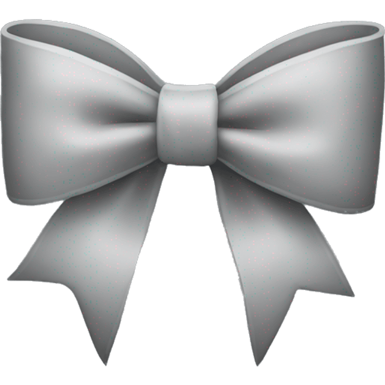 grey bow emoji