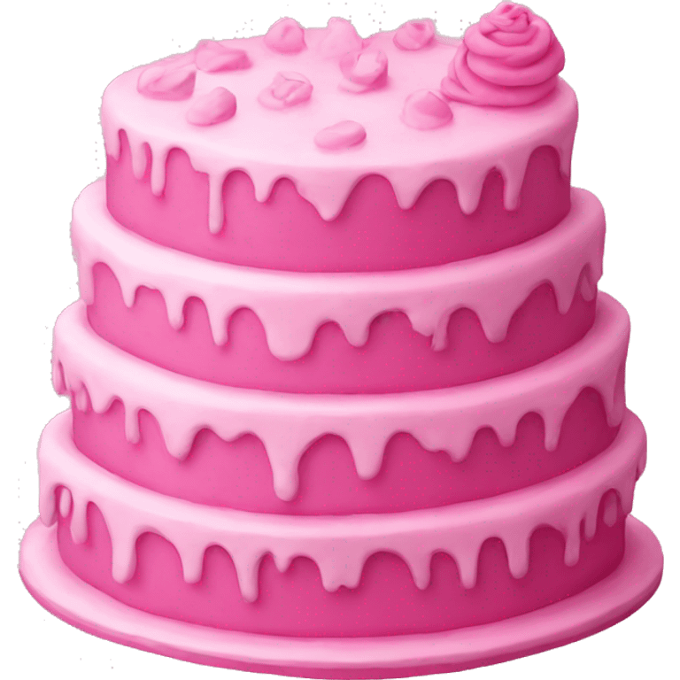 Pink cake emoji