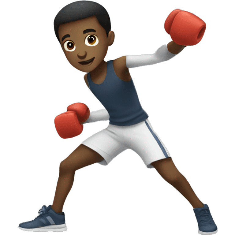 black boy training  emoji