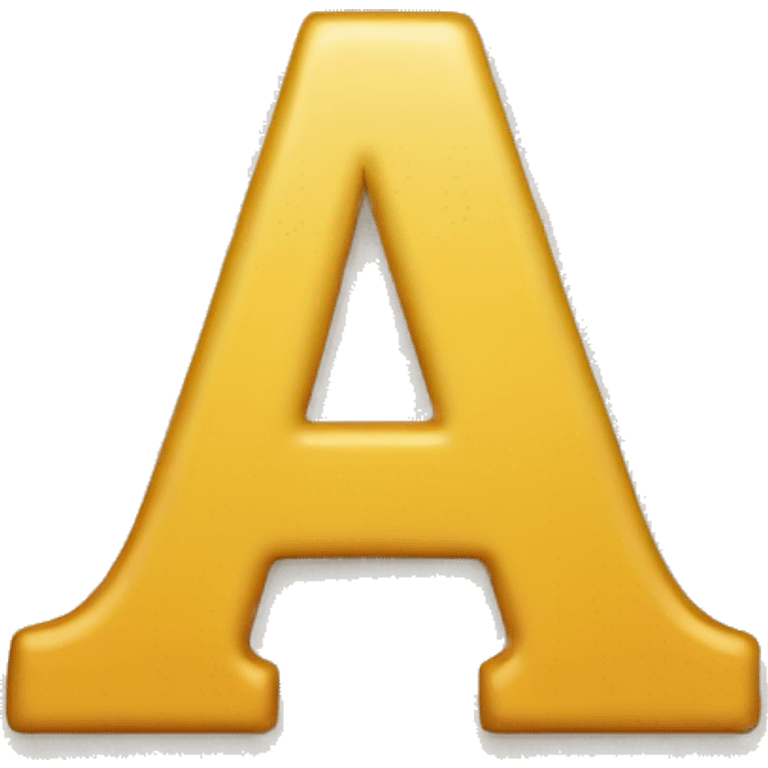 letter "a" emoji