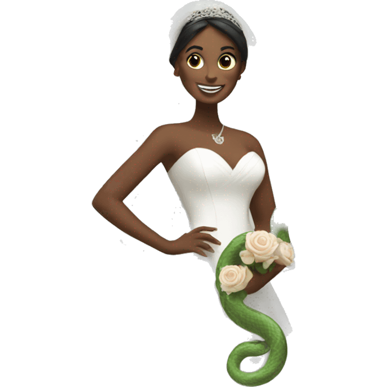 bride with snakes emoji