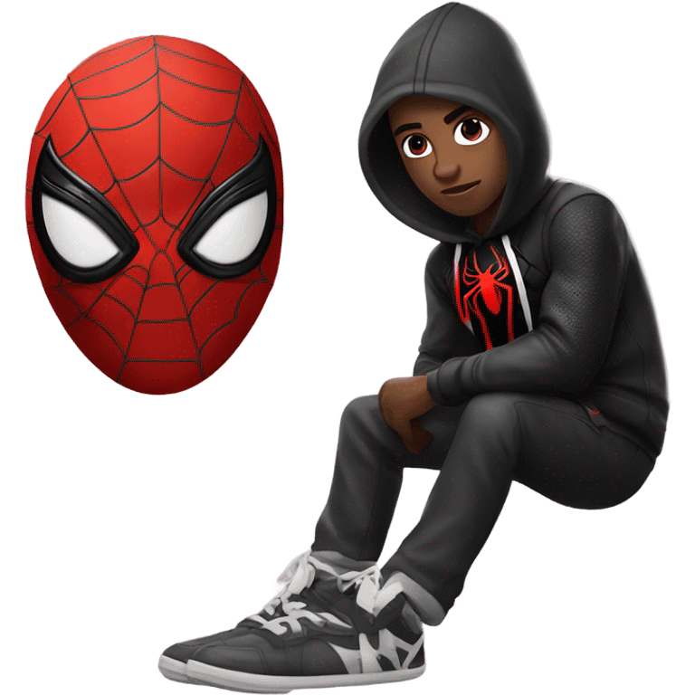 Spiderman miles morales emoji