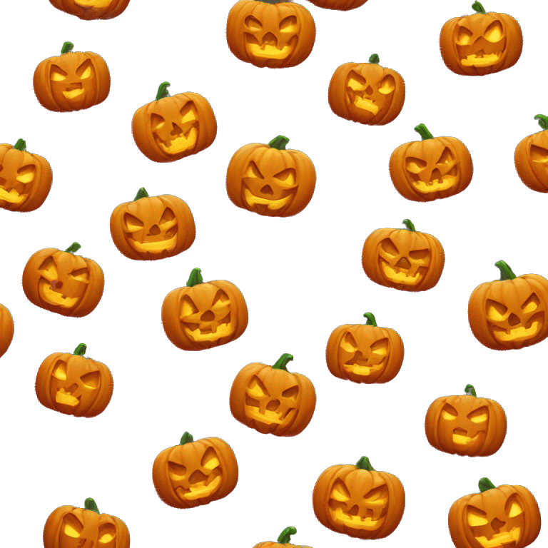 jack-o'-lantern with bow emoji