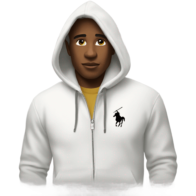 Ralph Lauren White hoodie emoji