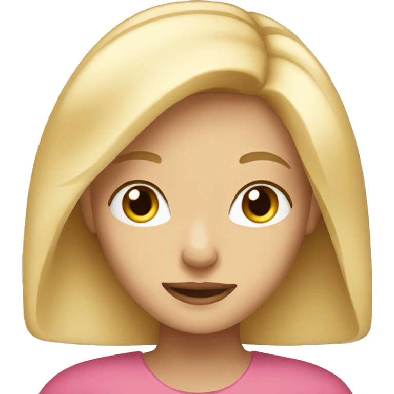 blonde girl  emoji