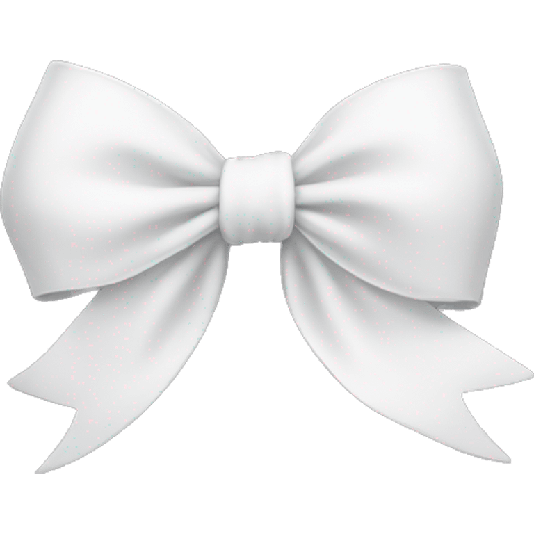 White bow emoji