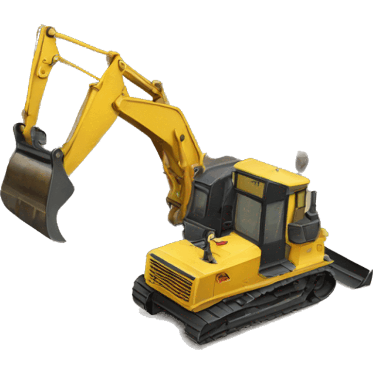 Bulldozer goes emoji