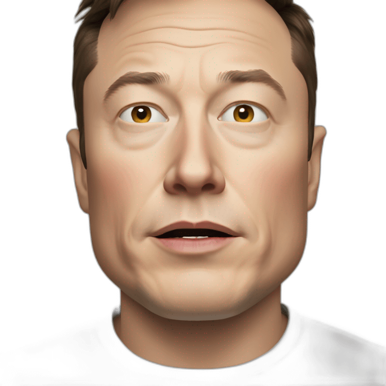 elon musk thinking emoji