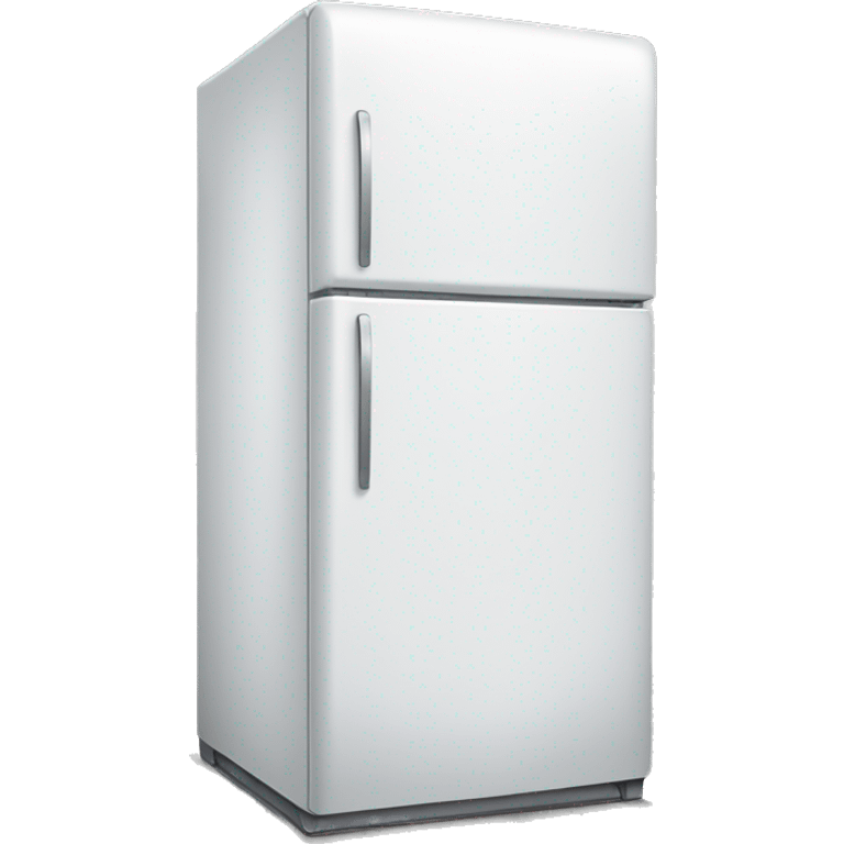 Sleek White refrigerator  emoji