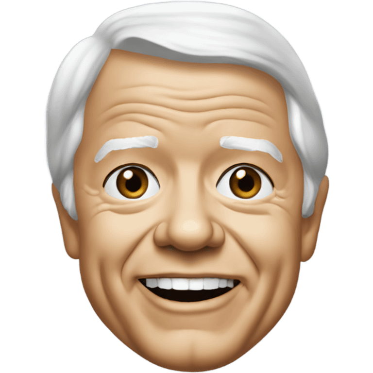 Jimmy Carter wearing Kiss makeup emoji