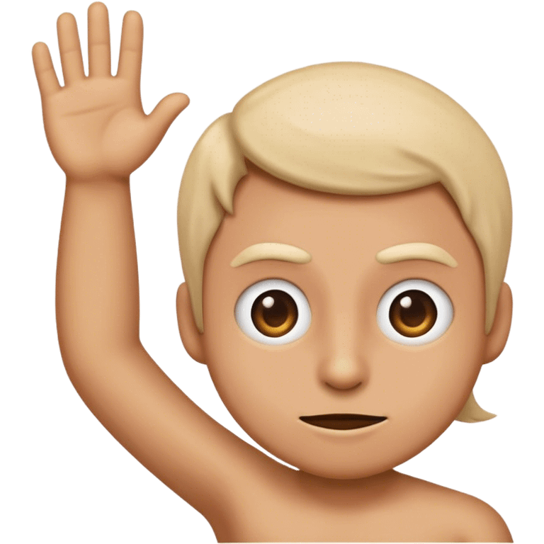 an emoji of someone looking like they are going to do something dastardly emoji