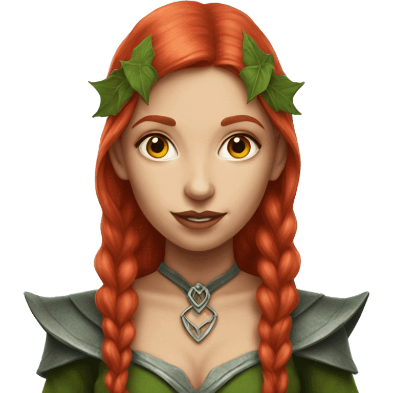 red head elf fantasy woman emoji