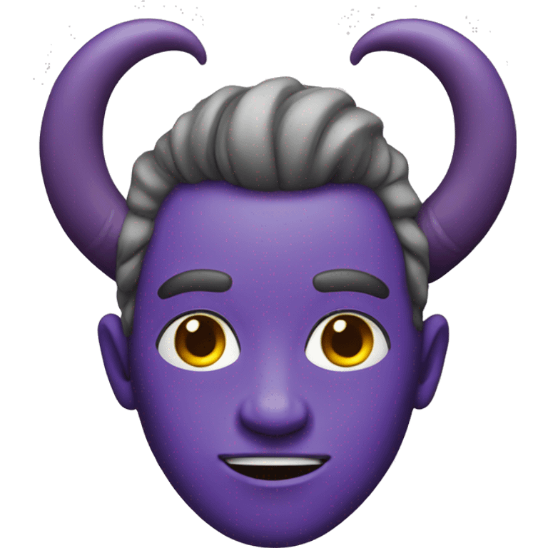 purple human with horns emoji