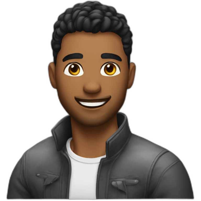 Handsome hunk emoji