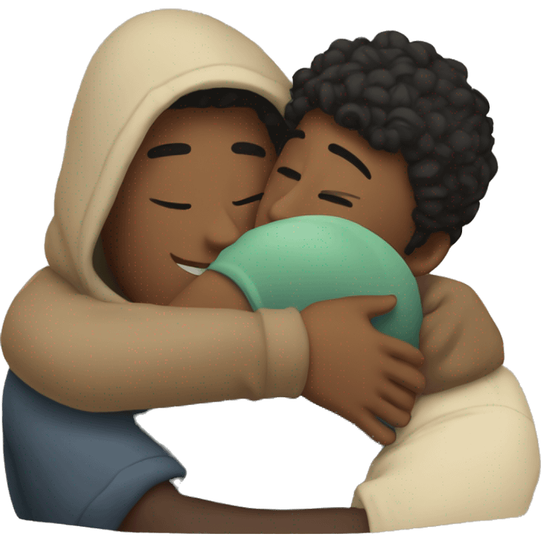 cozy hugs with boyfriend emoji