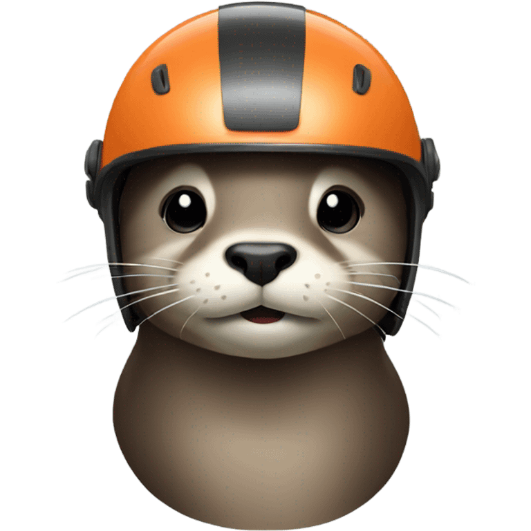 otter with hel emoji