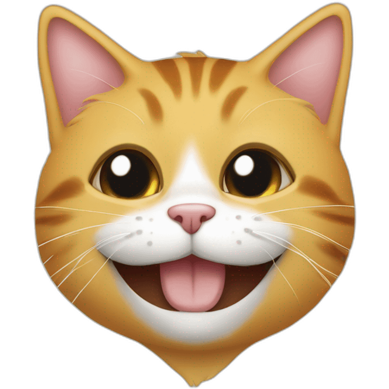 bonne sourire plus un chat emoji