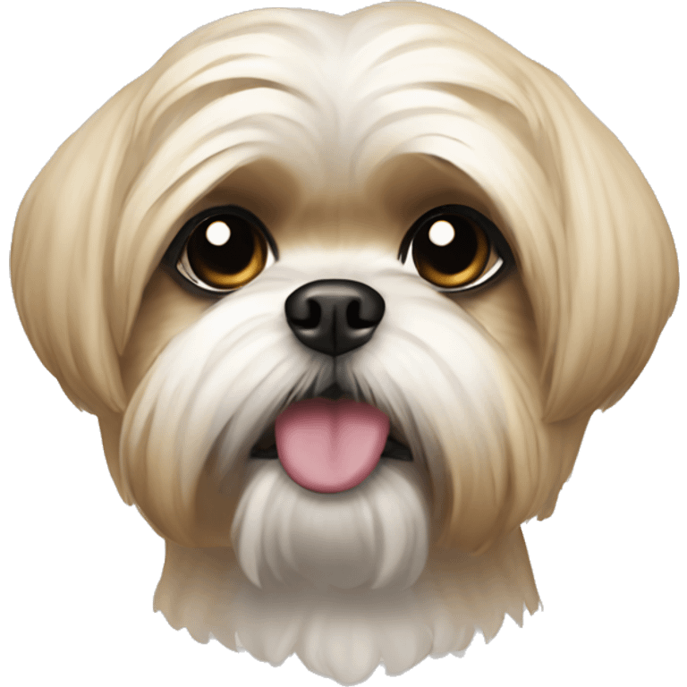 Blonde shih tzu emoji