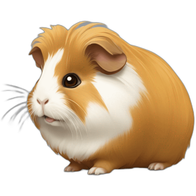 Golden abyssinian guinea pig glock emoji