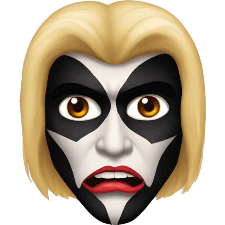 Gene Simmons Kiss Makeup emoji