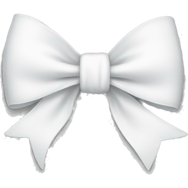 White bow  emoji