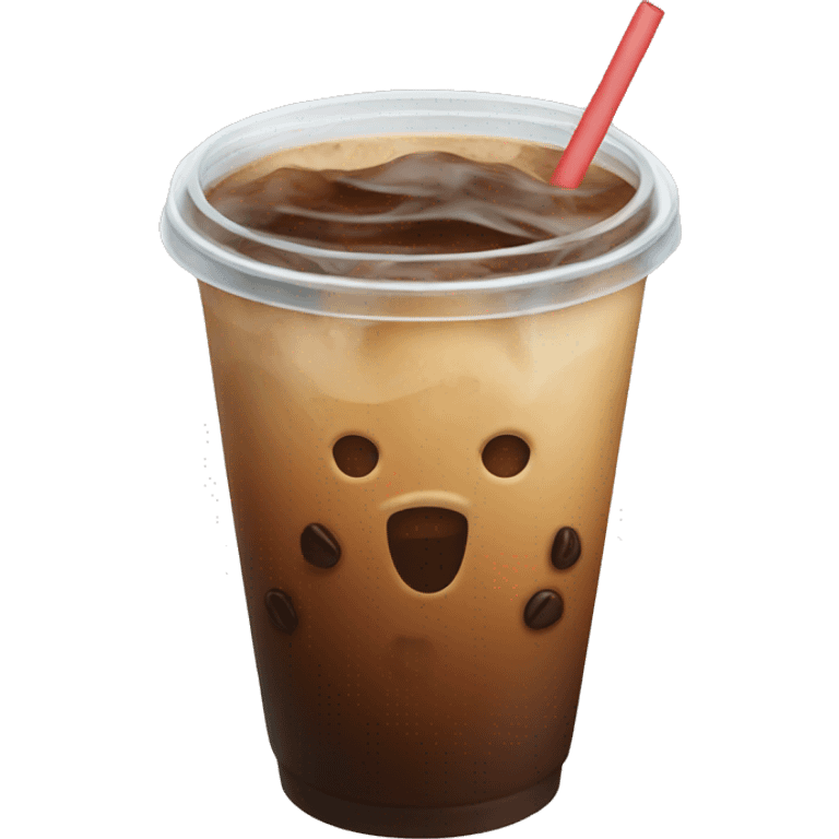 Iced coffee emoji