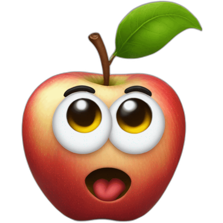 confused jazz apple emoji