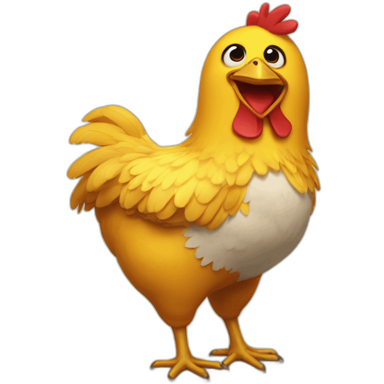 chica the chicken emoji