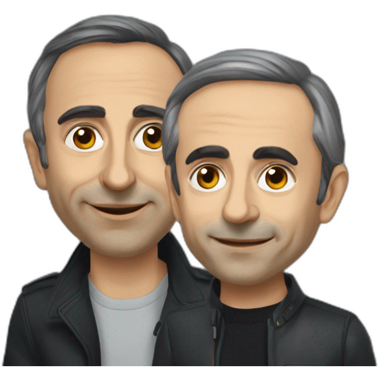 Éric zemmour et Didier dechamps emoji