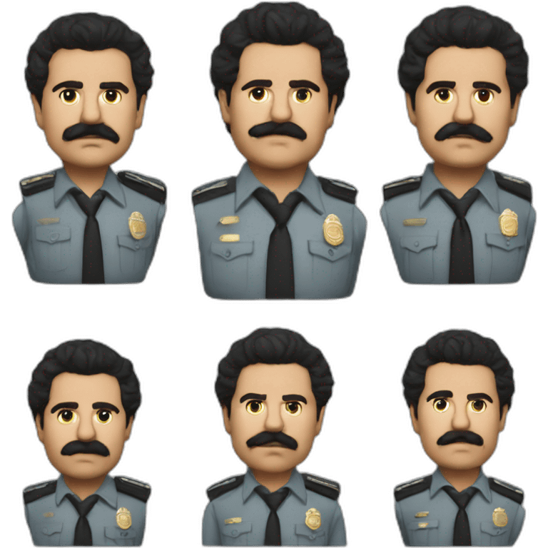 pablo escobar cops emoji