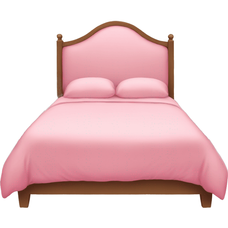 pink bed and mirror emoji