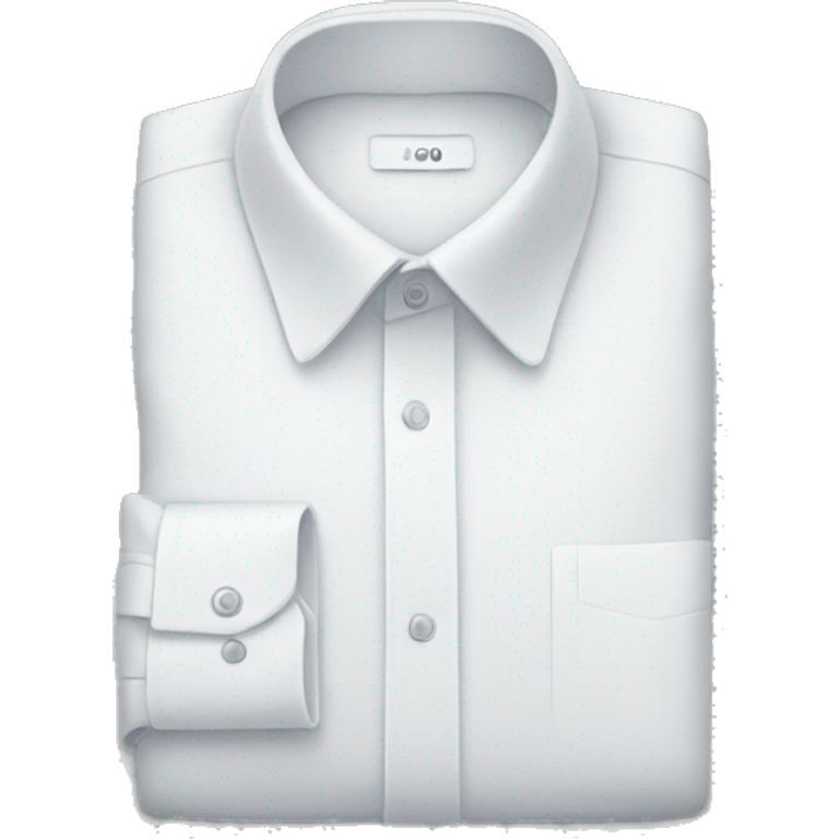 white shirt by apple emoji