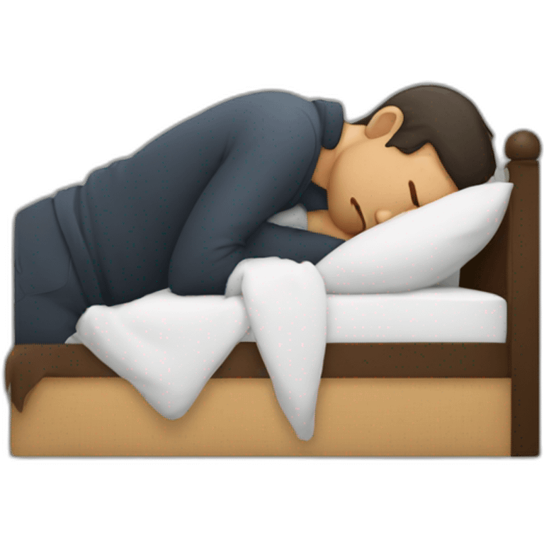 Hombre durmiendo emoji