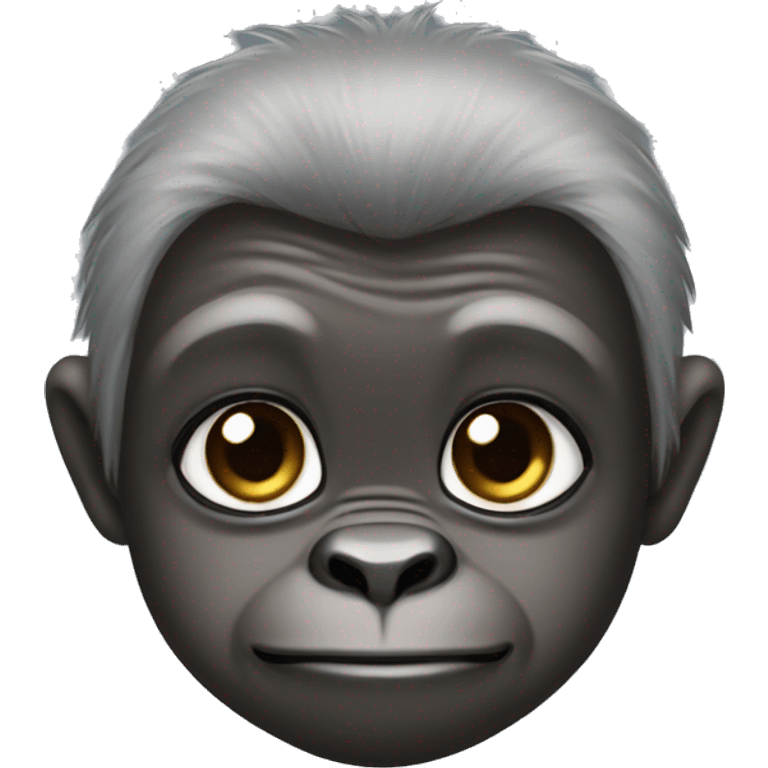 cute baby gorilla zibry style emoji