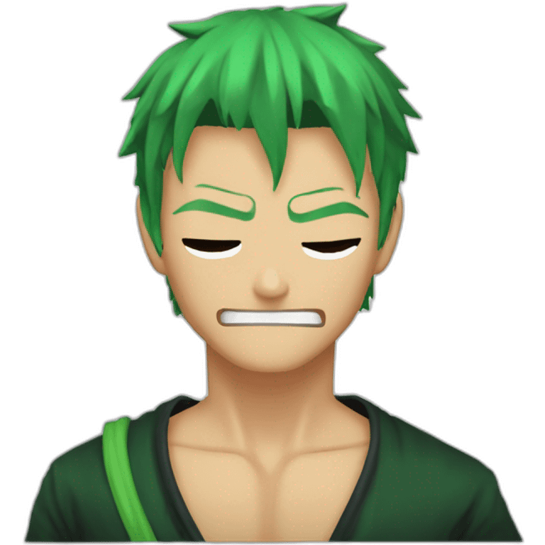 Zoro découpe emoji