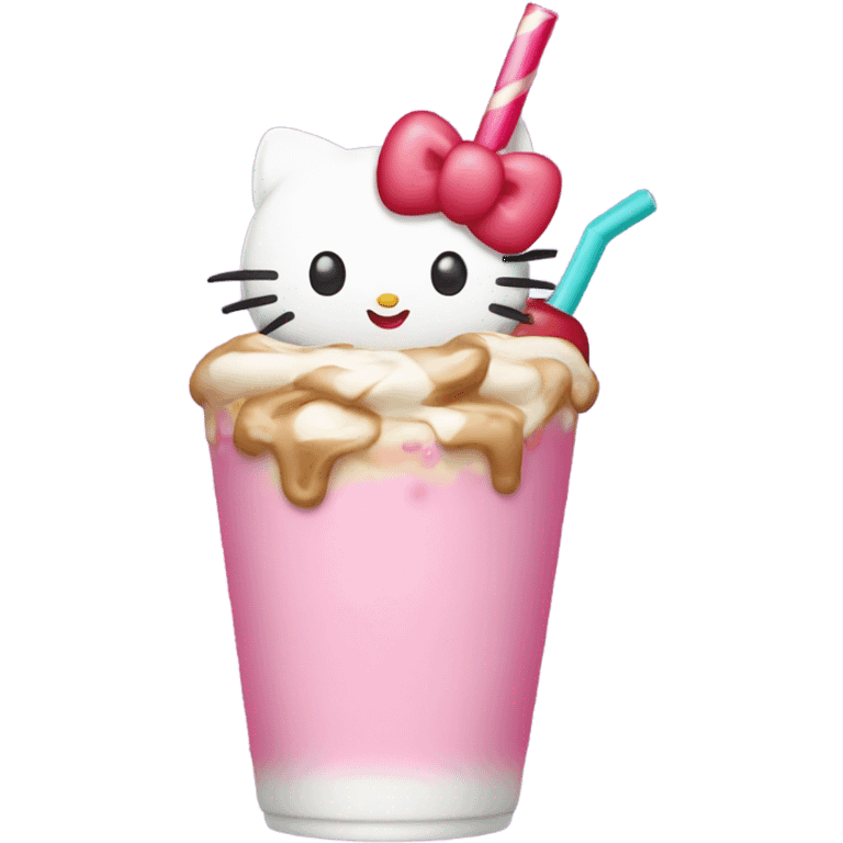 Hello kitty Mike shake emoji