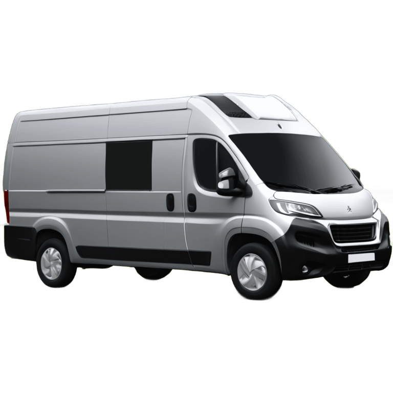 Peugeot Boxer L3H2 Campervan with two windows color: silver, maxxfan  emoji