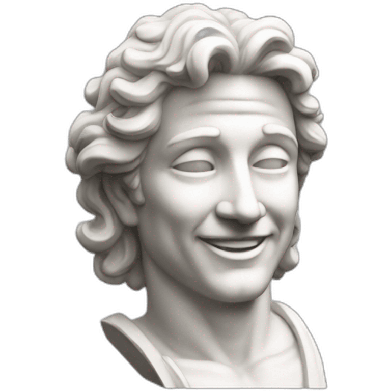 Statue of god smile-solo levelling  emoji