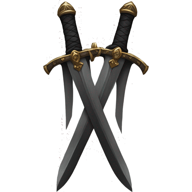 Black sword emoji