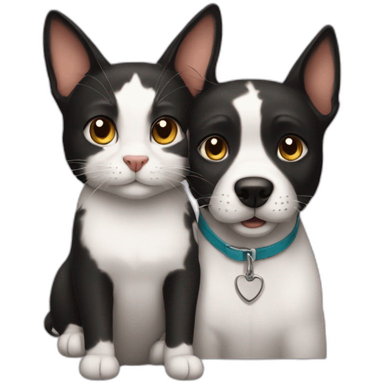 dog and cat emoji