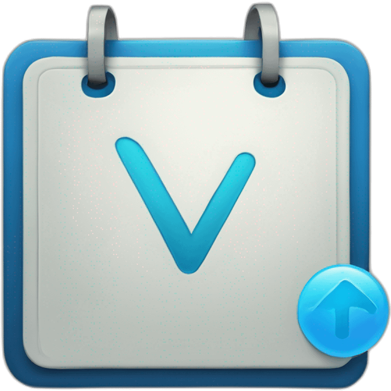 Citcular blue verification badge with a checkmark inside it emoji