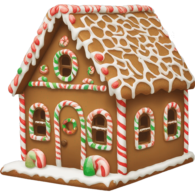 gingerbread house emoji