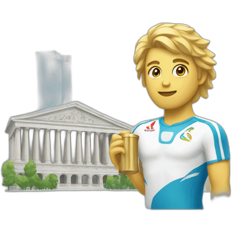 Jeux olympiques city emoji