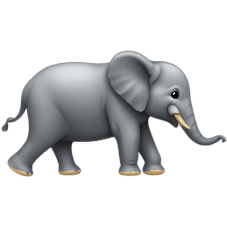 Éléphant sur un canapé emoji