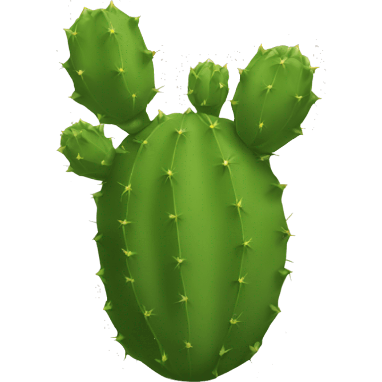 single round Nopal without pot emoji